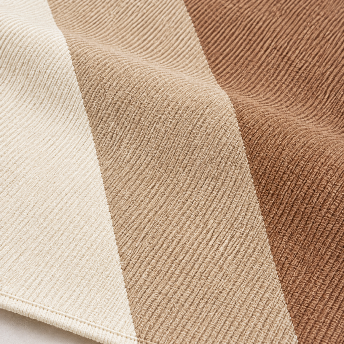 Marloweo™ Ivory & Taupe Stripe Throw Blanket