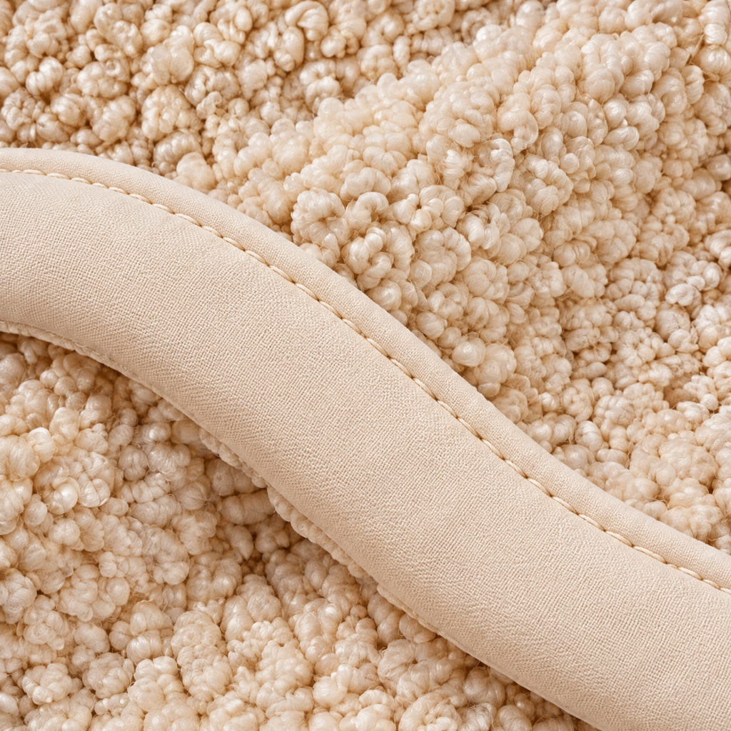 Marloweo™ Ivory Bouclé-Style Plush Throw Blanket