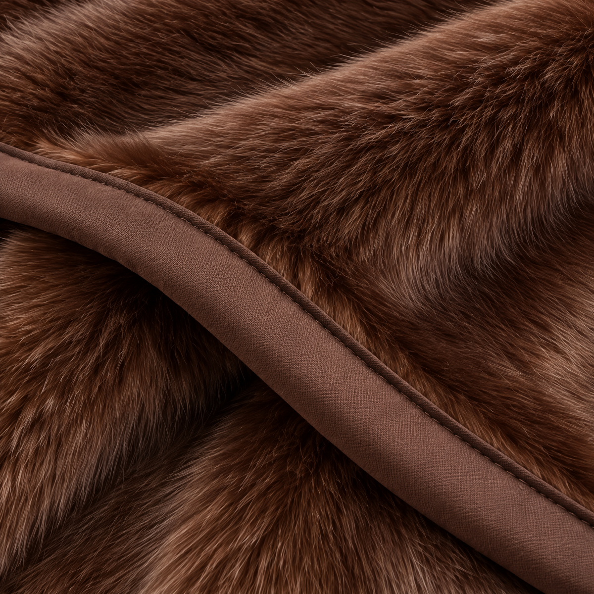 Marloweo™ Chocolate Brown Faux Fur Throw Blanket